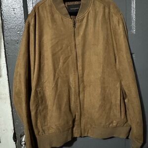 Banana Republic Brown Suede Bomber Jacket